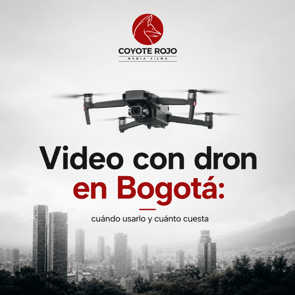 Video con dron en Bogotá