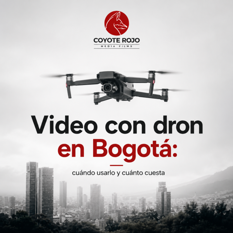 Video con dron en Bogotá